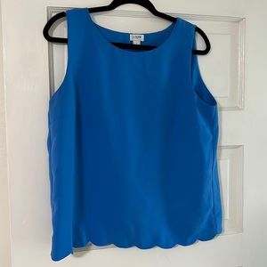 J. Crew Scalloped Top